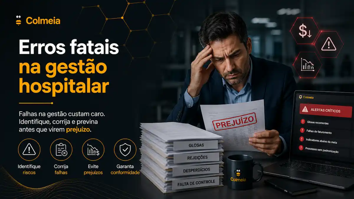erros na gestão hospitalar