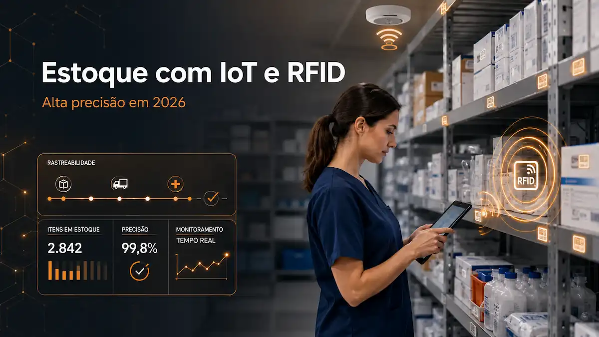 melhor forma de monitora estoque com IoT e RFID