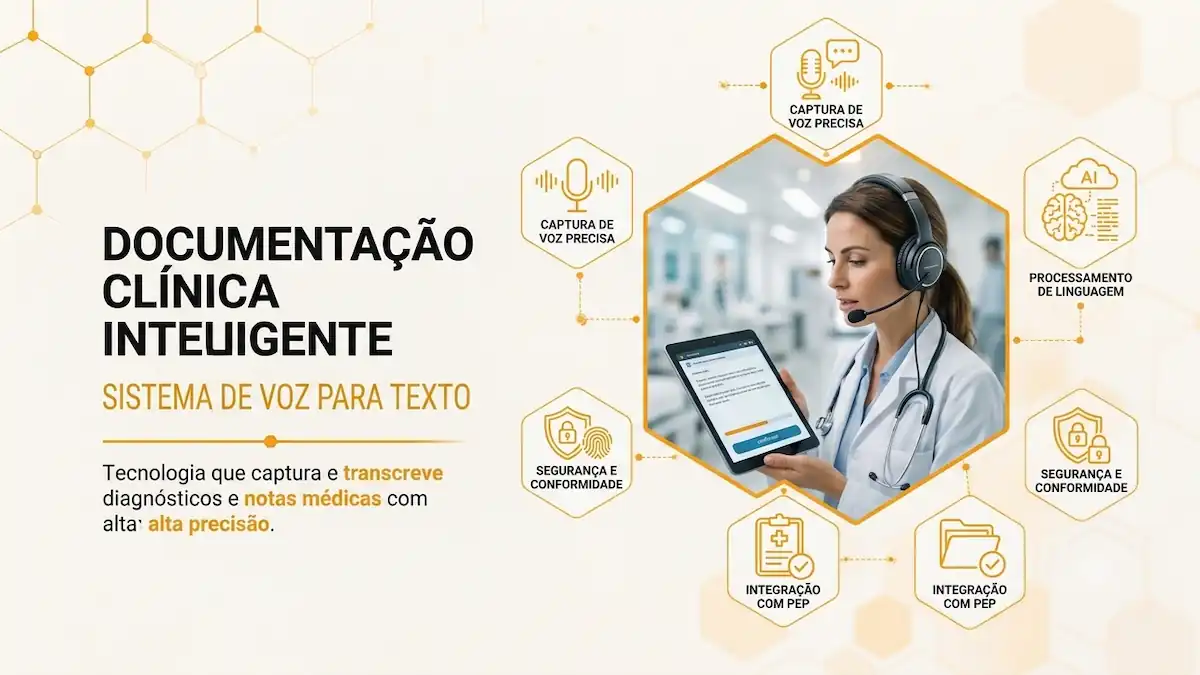 Voz para Texto com IA na área da saúde