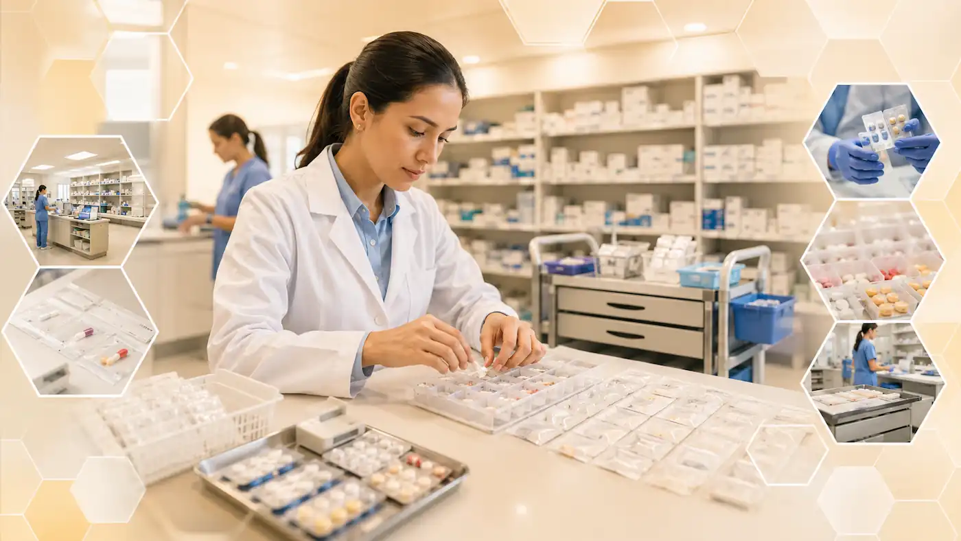 Fracionamento de medicamentos na farmácia hospitalar